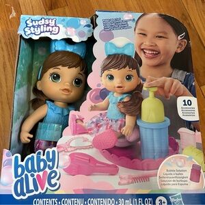 Baby Alive Sudsy Styling Doll